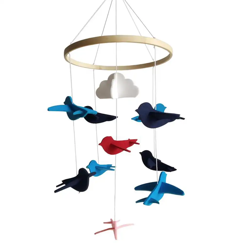 Belle Bande Dessinee Animaux Eoliennes Cloches Bebe Lit Ornements Feutre Animal Kit Tenture Murale Decor Feutre Jouet Minuscule Aeolian Cloche Artisanat Kits Aliexpress