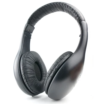 

MH2001 High Fidelity FM Radio Wireless Headset Portable PU Leather Home Office Voice Chat Guardianship Function 5 In 1 Gaming
