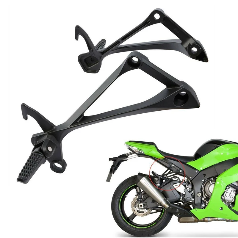 thumbnail image 2 of Rear Passenger Footrest Foot Pegs Bracket For Kawasaki Ninja ZX6R 2009 2 of 13