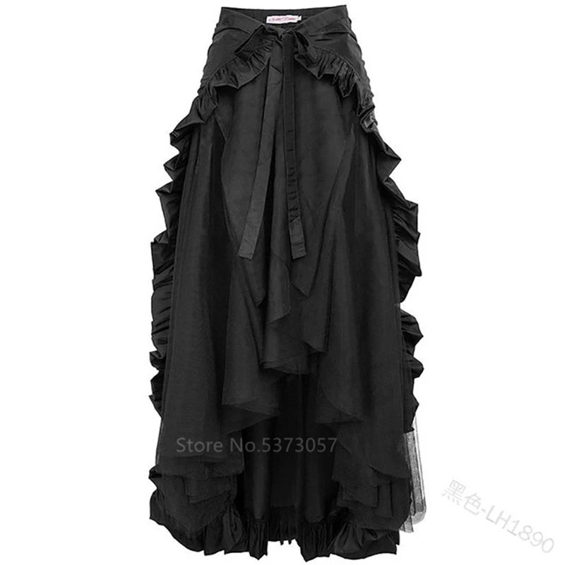 Skirts Виктория дворец Кружева бинты средневековый костюм для женщин Хэллоуин платье Викинг юбки косплей вечерние размера плюс Ренессанс - Цвет: Skirts