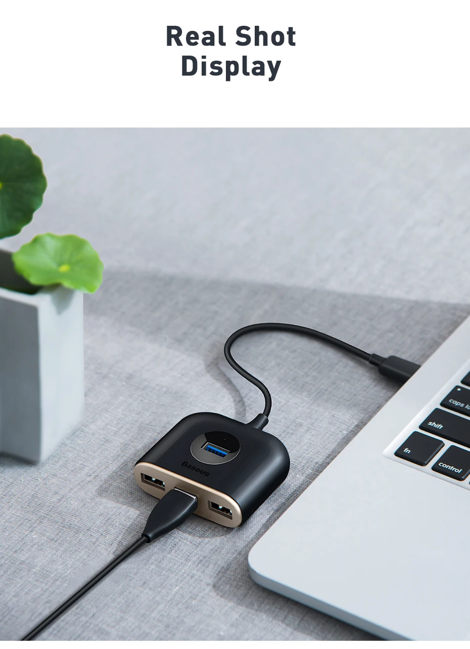 Baseus usb-хаб USB 3,0 USB C концентратор для MacBook Pro поверхностный концентратор USB Type C USB 2,0 адаптер с Micro USB для компьютера USB разветвитель