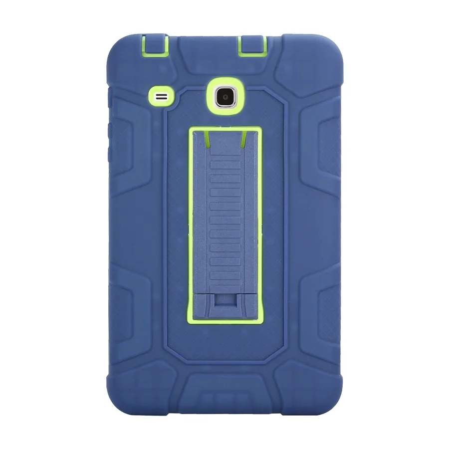 Прочный защитный чехол для планшета для Samsung Galaxy Tab E 8,0 SM-T377 T377V T375 T375V 8 дюймов противоударный силиконовый+ поликарбонатный чехол+ ручка+ Защитная пленка на экран