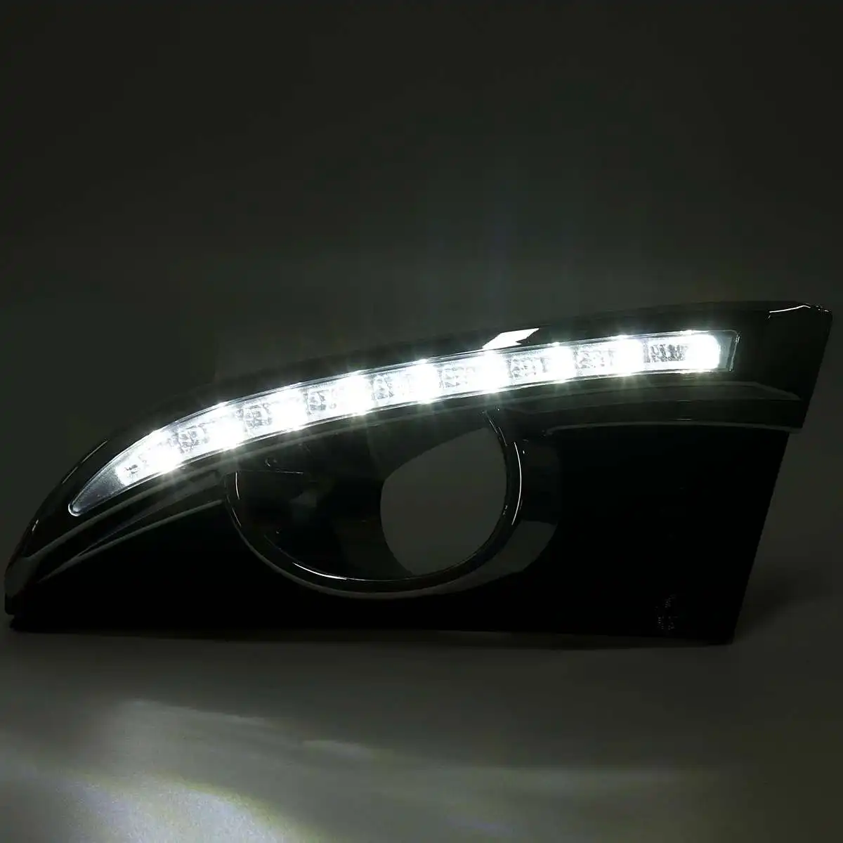 Указатель поворота реле авто-Стайлинг 12V светодиодный DRL Габаритные огни с отверстием для противотуманной лампы для Chevrolet Captiva 2011 2012 2013/2013