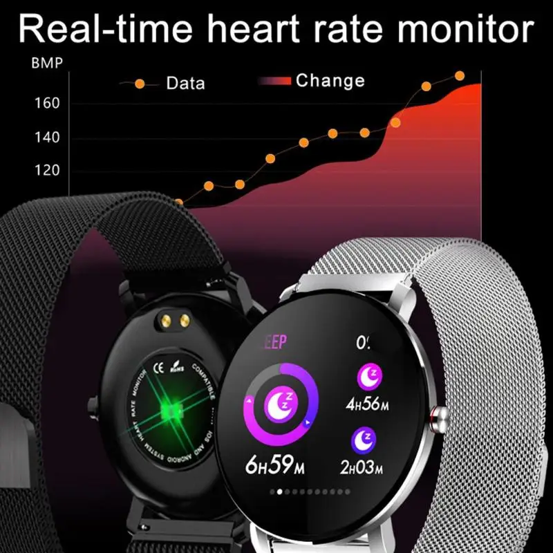 K9 Smartwatch сердечный ритм кровяное давление кислородный звонок уведомление информация напоминание IP68 Водонепроницаемый Шагомер Спорт