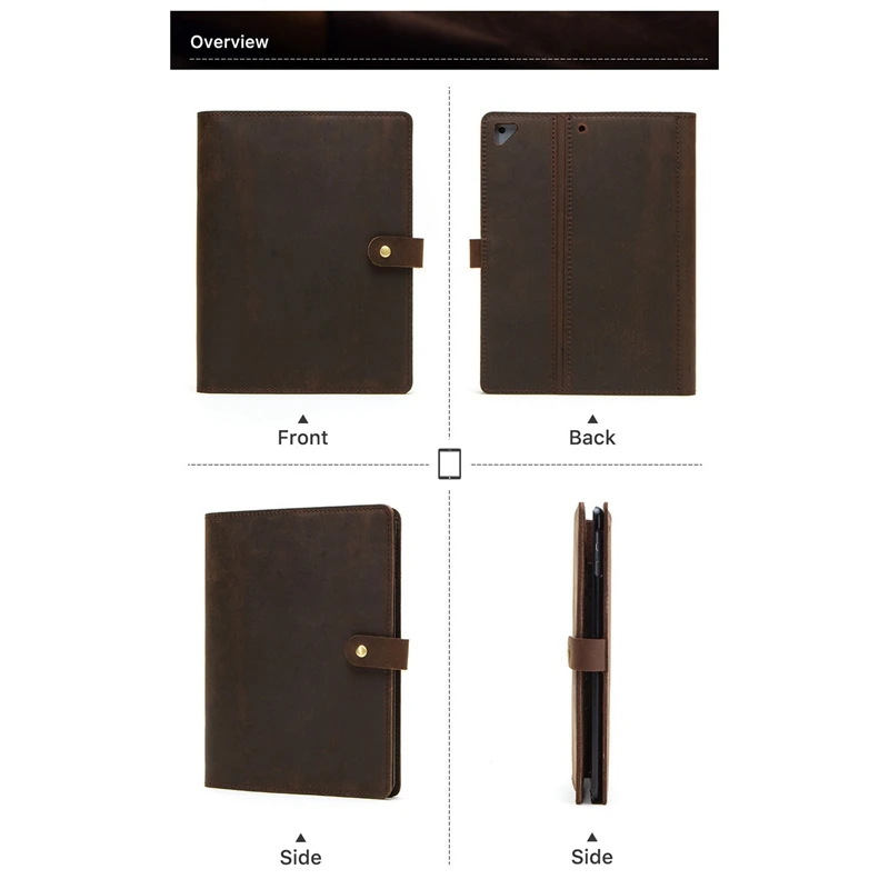 Retro Nubuck Leather Case for IPad 9.7 2018 5 6 Air 2 Pro Cover with Card Slots Pocket Pencil Holder Flip Stand | Компьютеры и офис