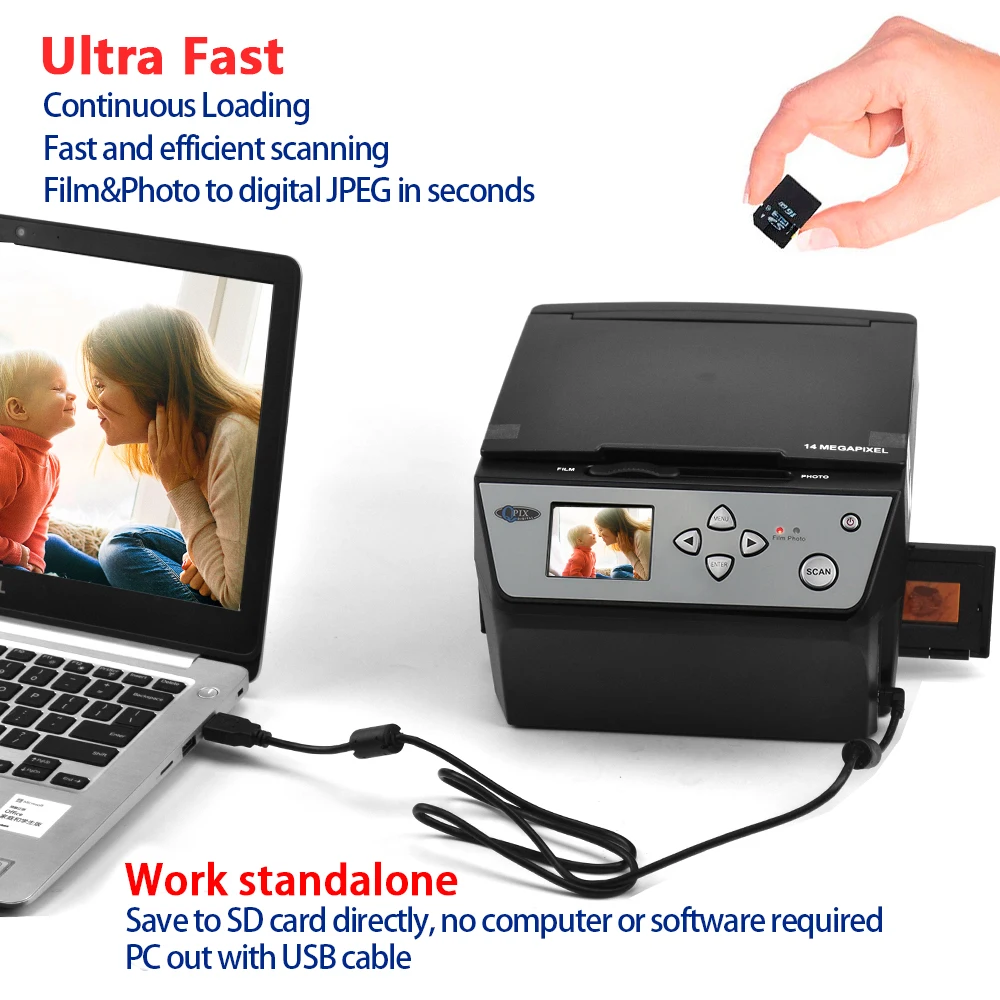 4 in 1 COMBO 22 Mega Pixels Photo and Digital 35