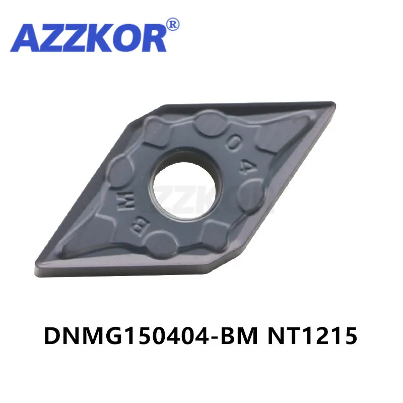 DNMG1504-TM PM BF BM карбидные вставки AZZKOR резак токарный станок с ЧПУ Токарный Инструмент для стали металла внешний инструмент NT025 NT125 NT1215 пальто