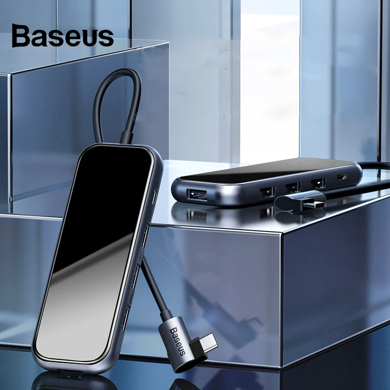 

Baseus USB2.0 Multi-functional USB HUB For Type-C Interface Device For Laptops, Mobile phones.