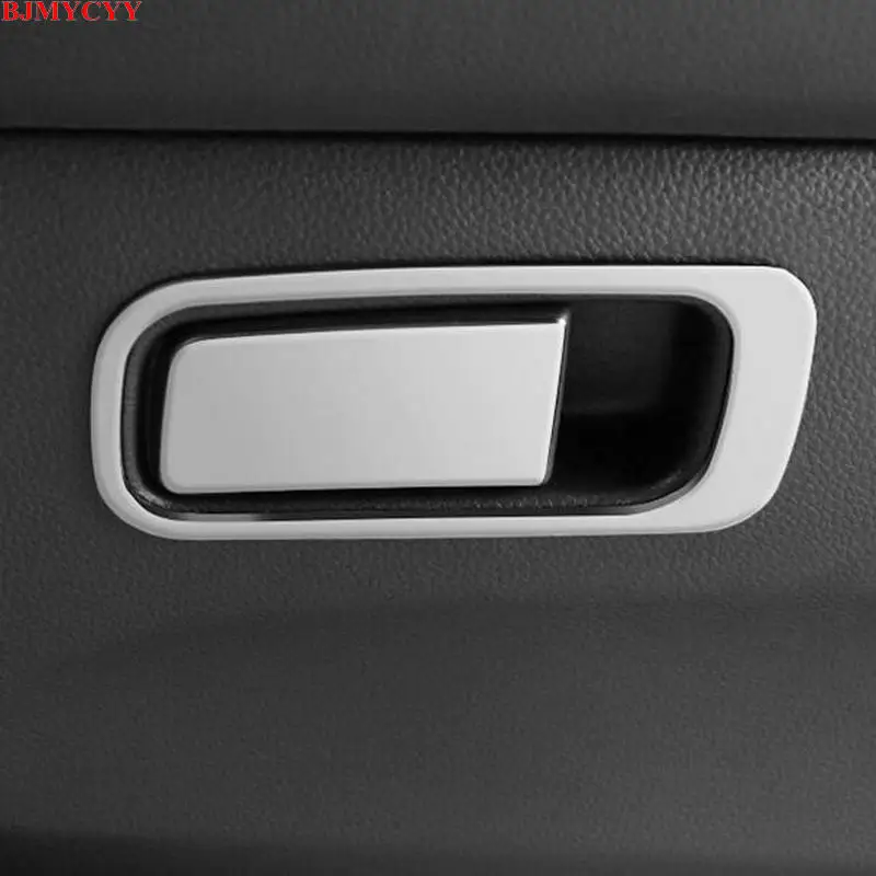 

BJMYCYY 2PCS/SET Stainless steel decorative frame for handle glove box of Automobile Co driver For Honda Accord 10th 2018 2019