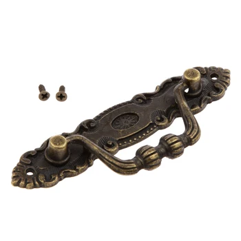 

Antique Pull Handles for Drawer Cabinet Door Wooden Chest Box Bin