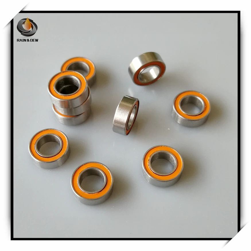 2 шт. гибридные керамические подшипники из нержавеющей стали для рыбалки 4x7x2 5 мм 1