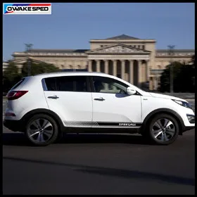 Автомобильные спортивные полосы для KIA SPORTAGE BORREGO, автомобильный Стайлинг, поясные линии, наклейка, автомобильные аксессуары для тела, автомобильная защита, Виниловая наклейка