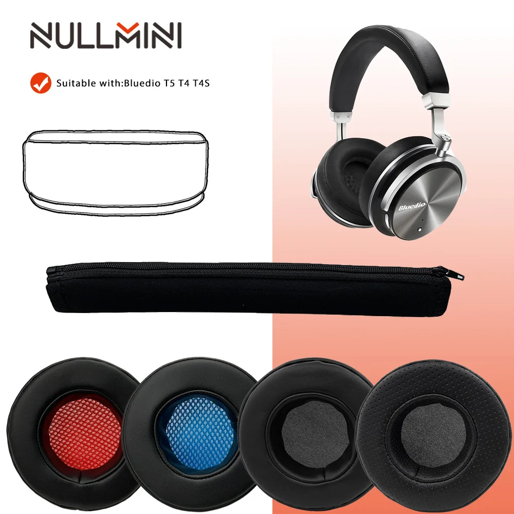Сменные утолщенные амбушюры NullMini для наушников Bluedio T5 T4 T4S|Аксессуары наушников| |