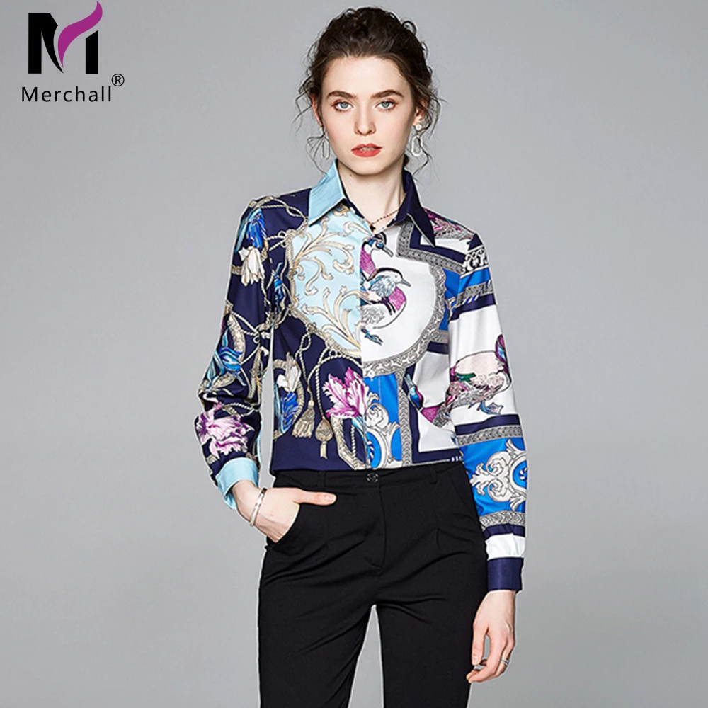 

Fashion Animal Vintage Print Women Blouses 2020 Loose Long Sleeve Blouse Shirt Turn Down Collar Ladies Tunic Tops Blusas