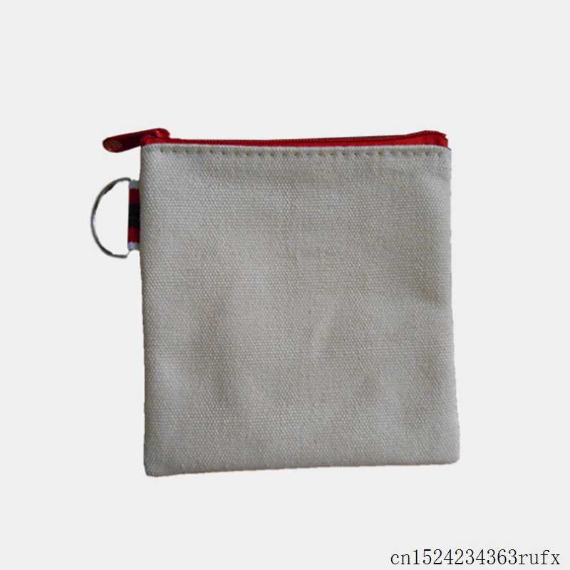 

300 шт пустые косметички холщовые хлопковые сумки для макияжа сумки на молнии холщовый Кошелек для монет