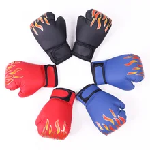 Детские Взрослые боксерские перчатки из искусственной кожи спарринг кикбоксинг тренировочные перчатки SEC88