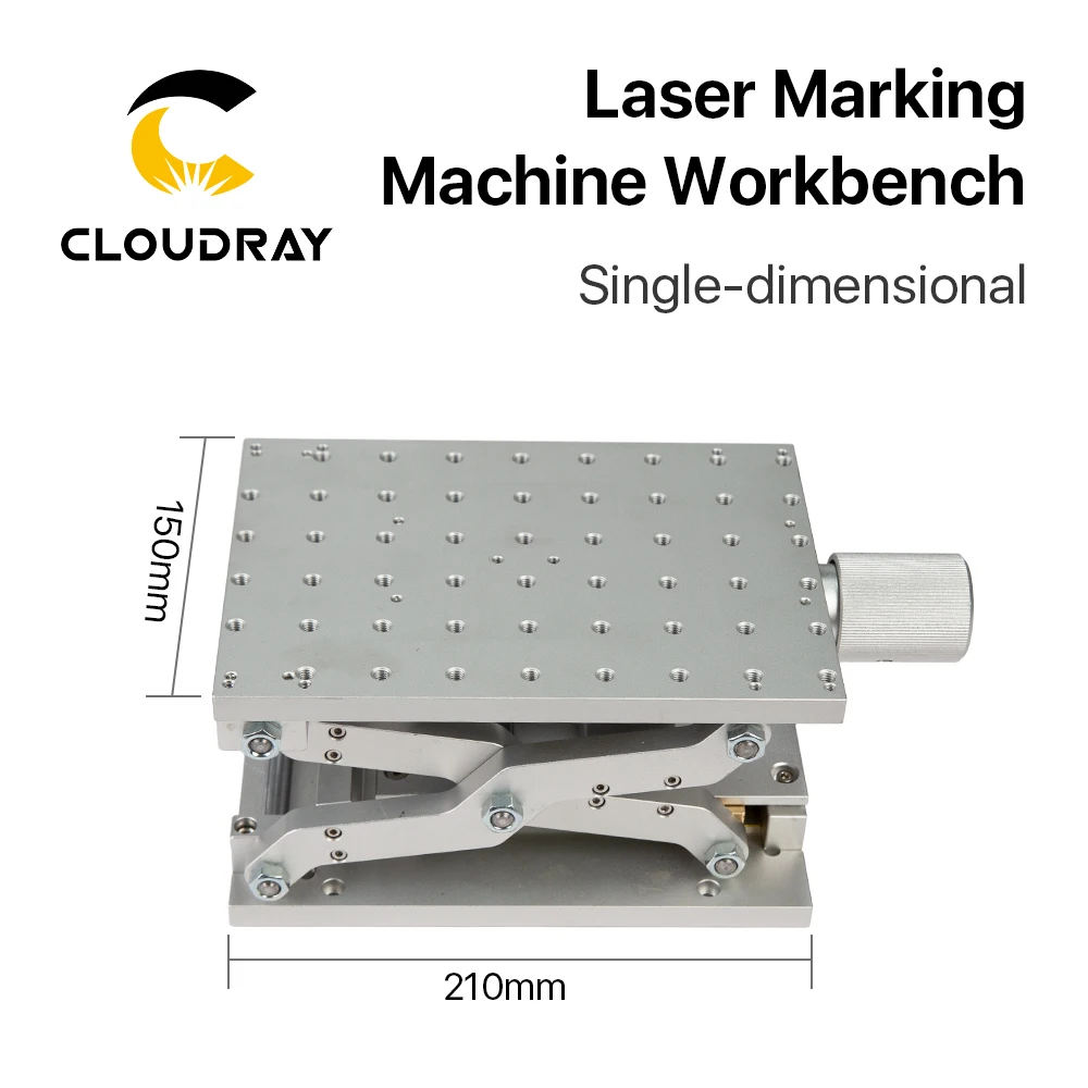 Cloudray 1 Ось подвижный стол 210*150 мм рабочий размер Z ось стол портативный чехол для шкафа DIY часть для лазерной гравировки