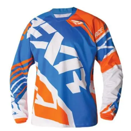 Maglia da ciclismo uomo manica lunga MTB велосипед спуск рубашка uniforme abbigliamento горный велосипед Abbigliamento da motocros - Цвет: Коричневый