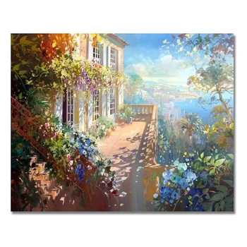 

Paint By Numbers Diy Acrylic Painting Kit for Kids & Adults Beginner - 16Inch x 20Inch Bright Moon (Without Frame)