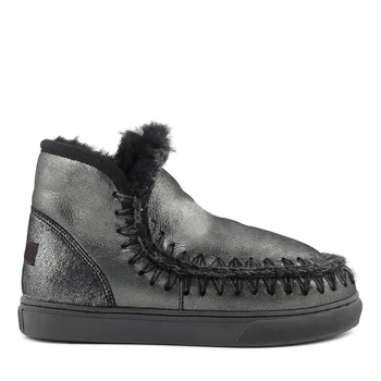 

Moug winter shoes women snow boots original mini eskimo sneaker handmade sheepskin platform ladies ankle boot