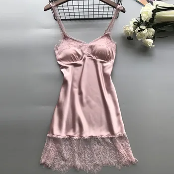 

Women Fashion Lingerie Sexy Sleeveless Sleepwear Pajamas Lace Underwear Nightdress Sexy Nightwear Underwear Sexy Nightgowns W10