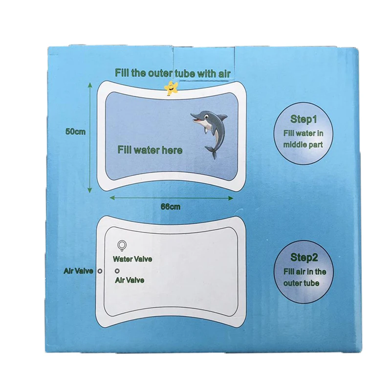 Toy Oceans Water Cushion Inflatable Catch Fish Summer Baby Infant 2-Year-Old Music CHILDREN'S Prone Practice Guangdong Province