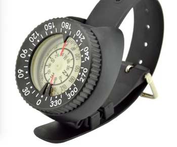 

Strong magnetic 50m waterproof watch-type compass luminous underwater compass scuba diving diving compass