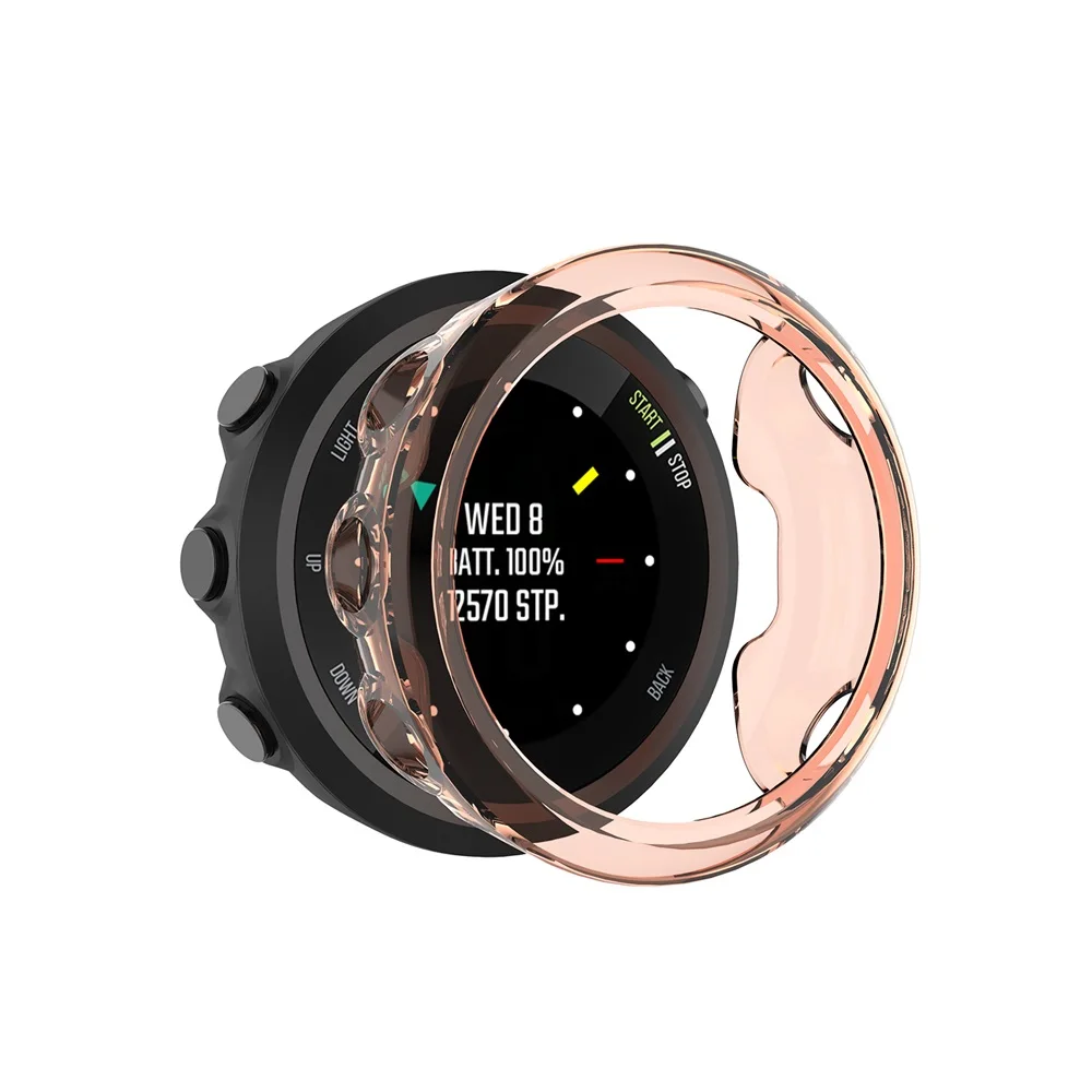 Оранжевый Силиконовый чехол для Garmin forerunner 45 45S смарт-часы ТПУ Защитная рамка оболочка для Garmin 45/45S Аксессуары для браслетов - Цвет: Оранжевый