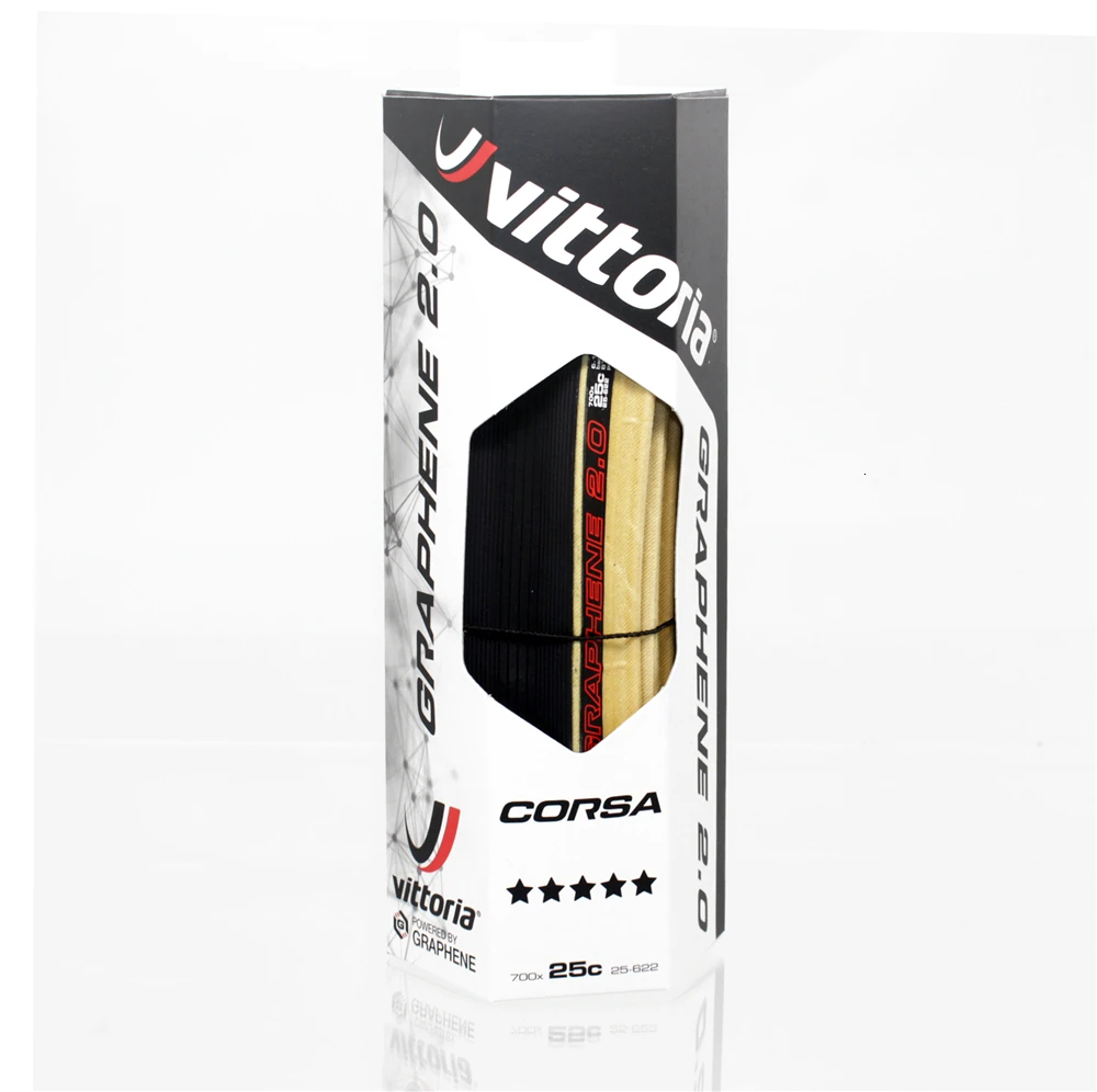 Vittoria Corsa G + Grafene competition 2 0 700x25 Black Tan 320 TPI велосипедная шина для дороги решительный