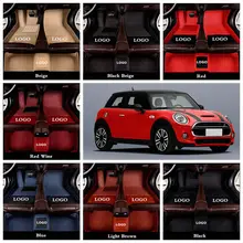 Автомобильные коврики для мини R50 F57 F60 R53 ONE Cooper Plus Countryman R57 R58 R60 R56 F55 F56 R52 автомобильные коврики для ног Авто ковровое покрытие