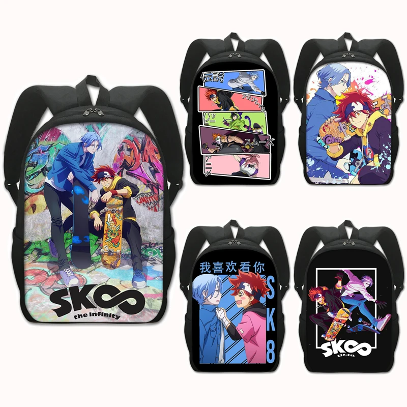 

Anime SK8 The Infinity Backpack Children School Bags for Teenager Boys Girls Harajuku Daypack Skateboard Boys Rucksack Bookbag
