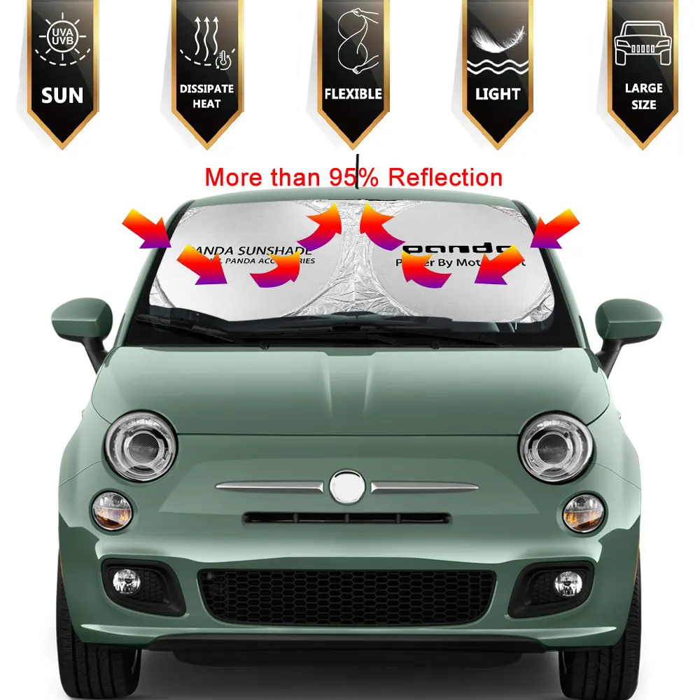 Солнцезащитный козырек на лобовое стекло автомобиля для Fiat Panda 4x4 EasyPower