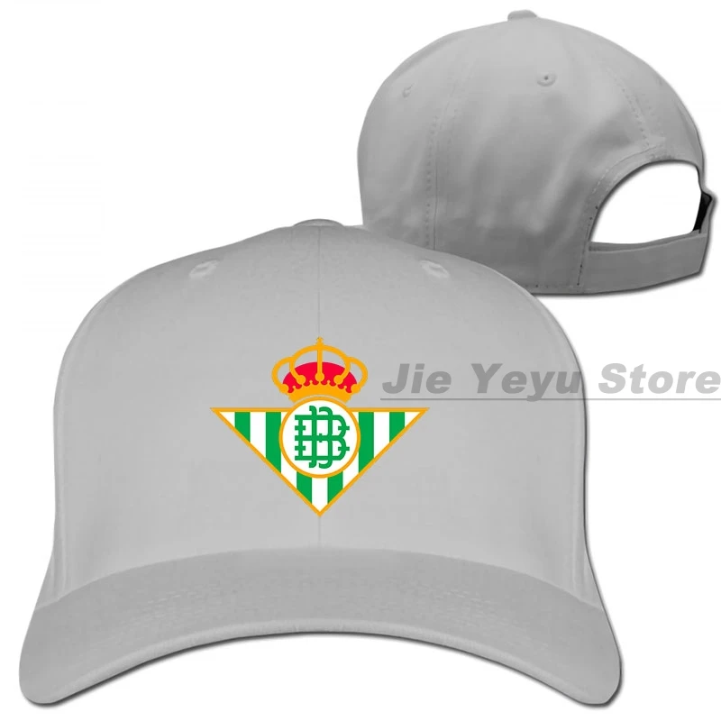 Бейсболка с логотипом Betis для мужчин и женщин, модная Регулируемая Кепка - Color: 1-Gray