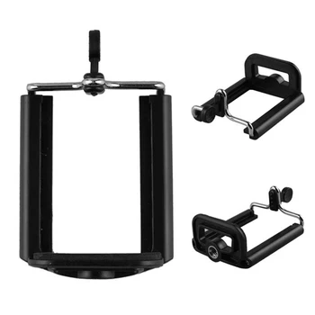 

Universal Stretchable Cell Phone Holder Black Compact Anti-slip Mount Double Spring Bracket Clip For IPhone Smartphones TXTB1