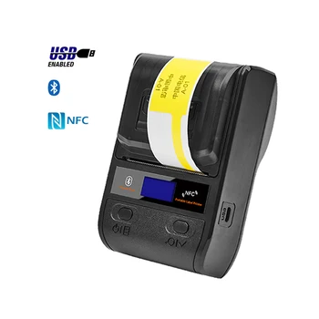 Portable Barcode Printer Bluetooth Thermal Label Printer Mobile Label Printer POS Barcode Maker 58/80mm For Android/iOS/Win/Mac original printhead for zebra kr403 305dpi thermal barcode label printer spare parts