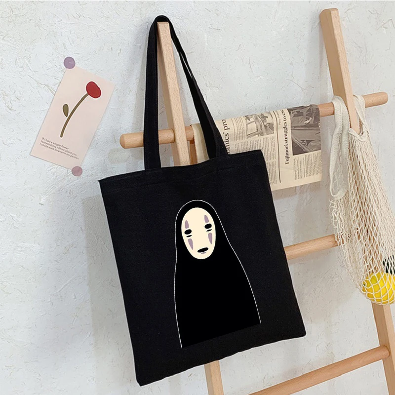 Japanese Anime chic Fashion Canvas Bag Harajuku Goth Punk Shopper Large Capacity Women Bags Classic HandBag Vintage Shoulder Bag 