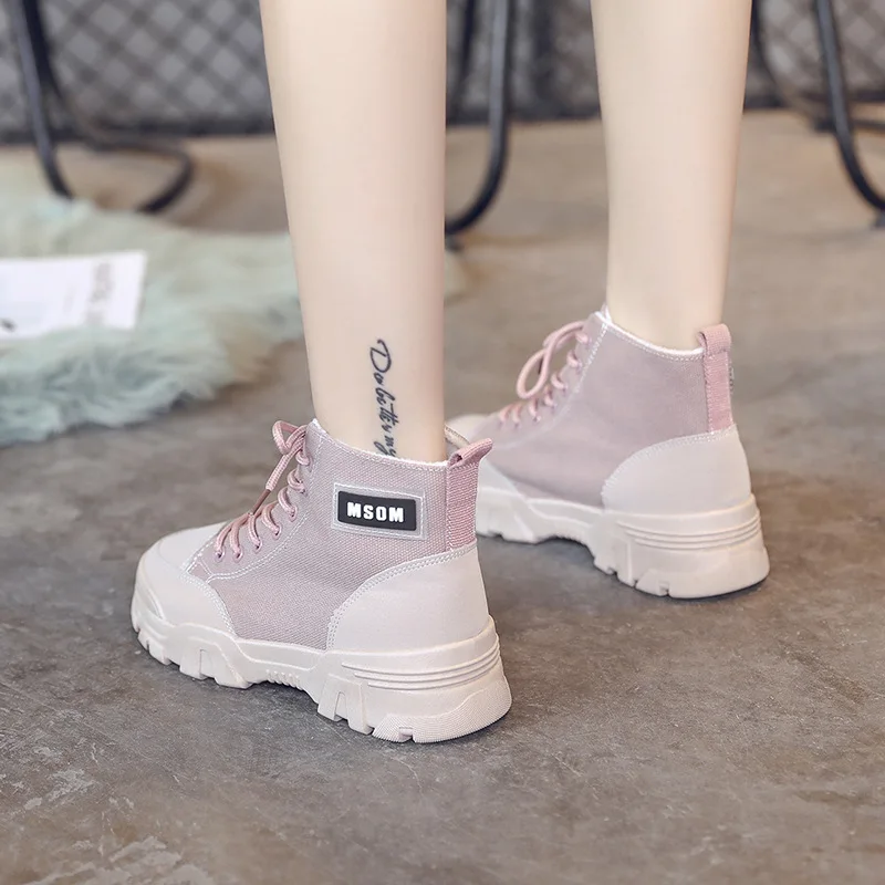 

Martin Boots Women's British-Style Boots Women's 2019 Winter New Style Korean-style Versatile Breathable Vintage Motorcycle Shor