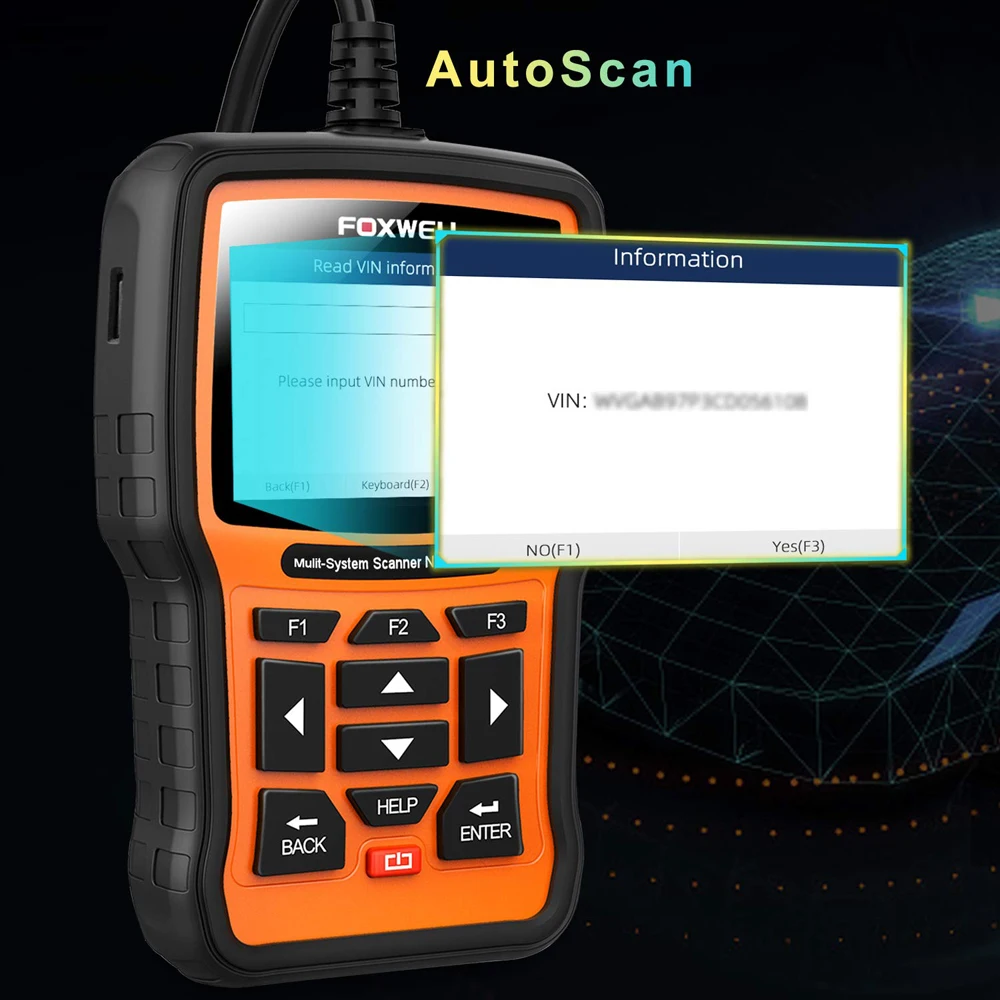 FOXWELL NT510 Elite полная система OBD2 сканер SAS SRS DPF мульти сброс двунаправленный активный