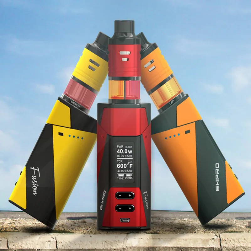 100% оригинал Ehpro Fusion Kit 150 Вт Mod Box 4 мл двойной распылитель RTA Металл 510 Резьбовая