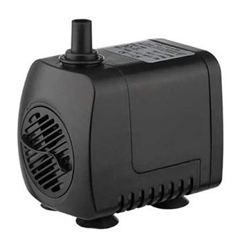 

110V Submersible Water Pumps for Aquarium Fish Tank Garden Pond Statuary Outdoor Fountain Pump with 12 PCS RGB LED Lights EU PLU