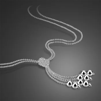 

Fashion pendant necklace retro multi-level 925 sterling silver necklace for women wholesale personalized jewelry accessories