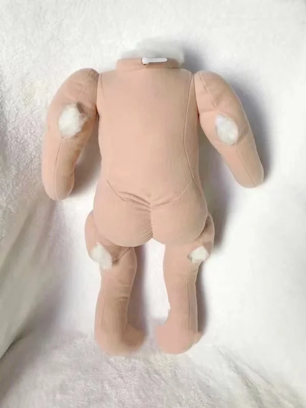 18 Zoll 20 Zoll 22 Zoll Flesh Multi Panel Cuddle Body Gliedmaßen sind gegliedert und drehbar Reborn Baby Doll Zubehör Stoffkörper – Detail 7