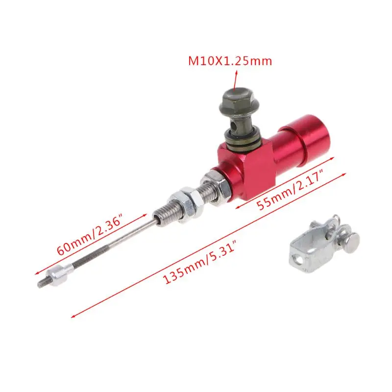 Мотоцикл Гидравлический Главный цилиндр сцепления стержень тормозной насос m10x1.25 мм алюминий