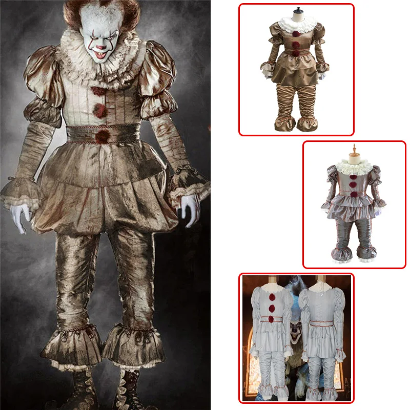 2019-Newest-Joker-Pennywise-Cosplay-Costume-With-Mask-Stephen-King-It-Chapter-Two-2-Horror-Clown (2)