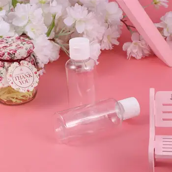 

Transparent PET Empty Refillable Bottles Small Portable Travel Lotion Liquid Shampoo Cosmetic Makeup Container