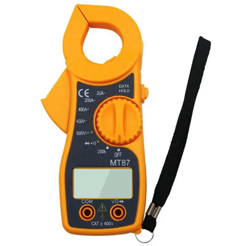 

Professional Portable Mt87 Digital Clamp Meter Multimeter Dc Ac Voltage Current Tongs Resistance Amp Ohm Tester Electronic Medid