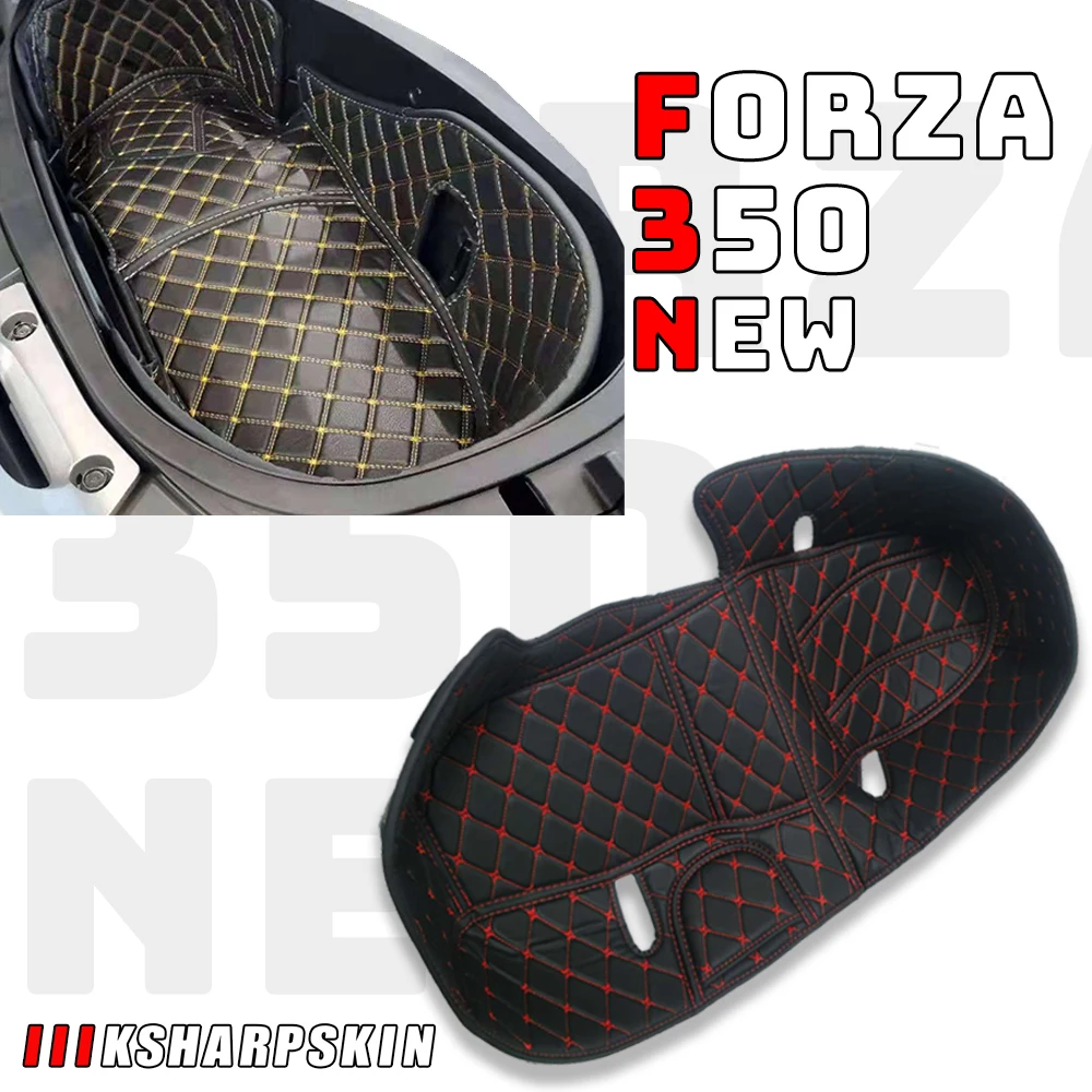 

NEW Motorcycle storage box leather Accessories trunk lining Seat bucket Pad protector for HONDA Forza 300 350 NSS350 Forza350