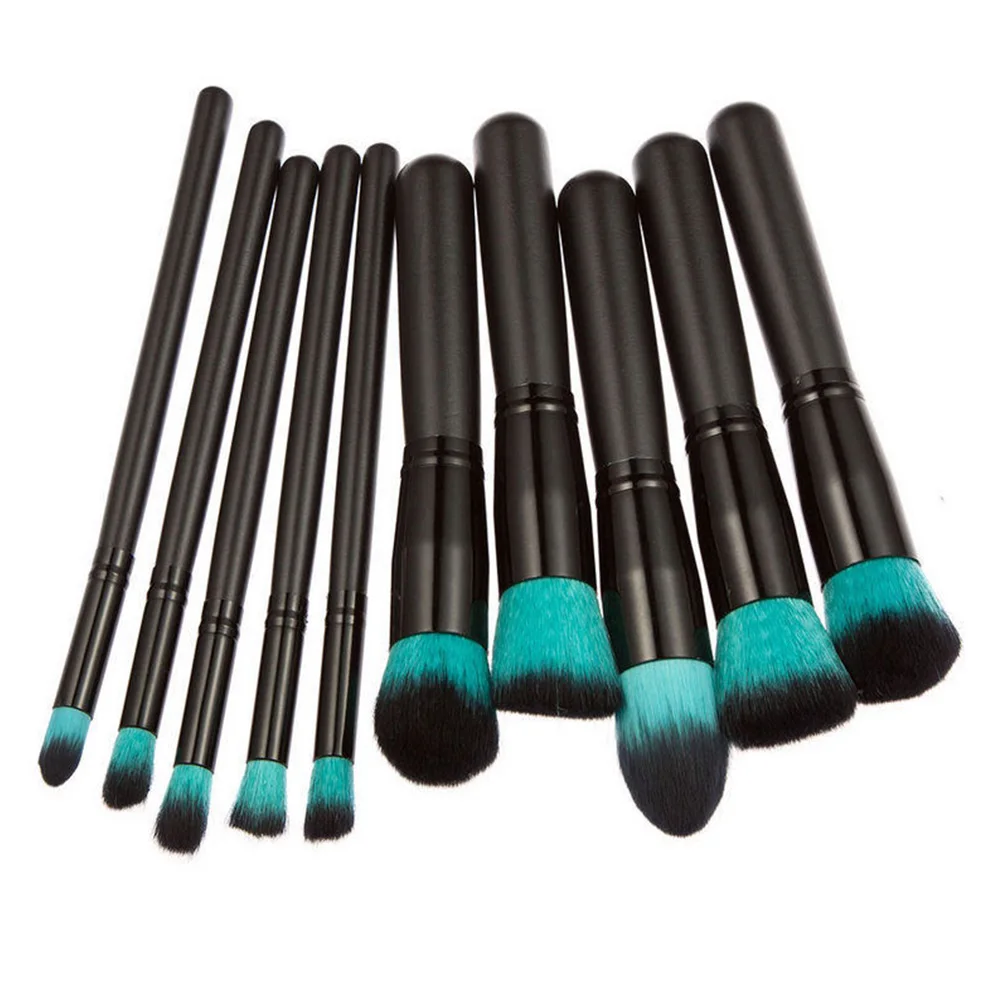 

10Pcs/Sets Professional New Eye Shadow Foundation Eyebrow Lip Brush Makeup Brushes Tool Makeup Brushes Set