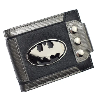 

Cute Design Batman Wallet Short Purse With Sequined Wallets Coin Purses