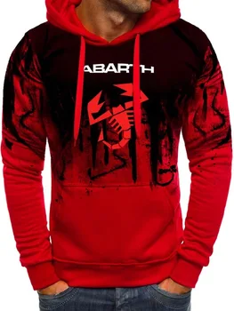 

Hoodies Men Abarth Car Logo Print Sweatshirt Spring Autumn Gradient Men Hoodie hip hop harajuku Casual Hoody tracksuit vc
